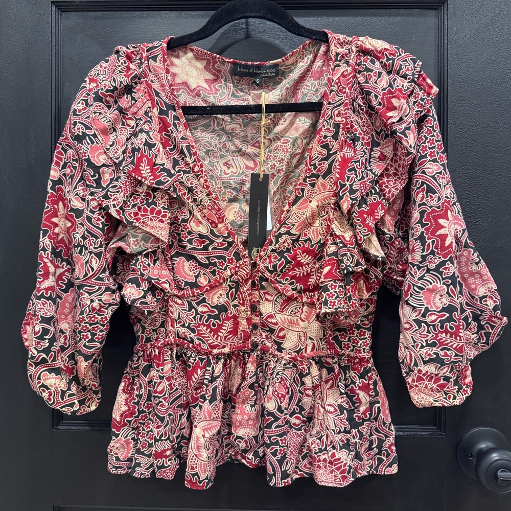 House of Harlow 1960 Jaipur Blouse